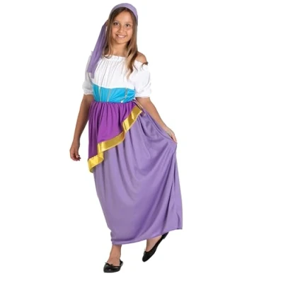 Imagen de Fiori Paolo Gitana Gipsy Esmeralda Disfraz niña, Multicolor, 5 7 anni (Ciao 61115.M)