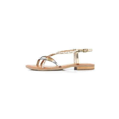 Imagen de Les Tropeziennes par M Belarbi Monatres Sandalias de dedo, Mujer, Talla: 41, Gold shinny Zapatos
