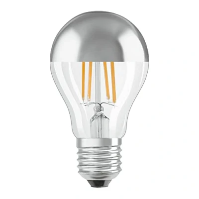 Imagen de Osram PARATHOM® CLASSIC A Mirror 50 6.5W / 2700K E27 Bombilla LED con forma de pistón clásico espejo
