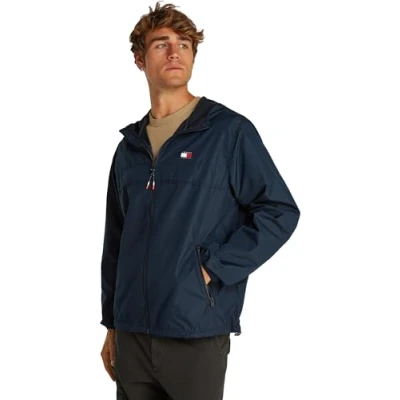 Imagen de Tommy Jeans Chicago Jacket Cortaviento, Hombre, Talla: 54, Dark night navy