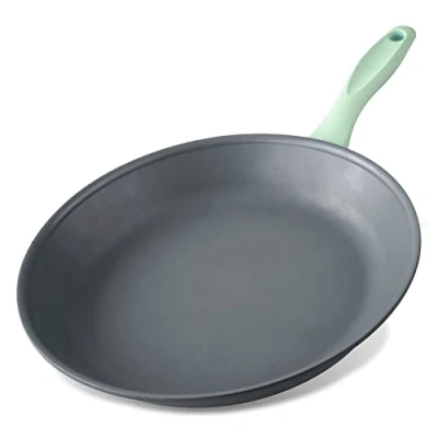 Imagen de Fackelmann sartén antiadherente de 28 cm sostenible aluminio 100% reciclado con mango ergonómico suave al tacto Pequeña inducción para cocinar y freír