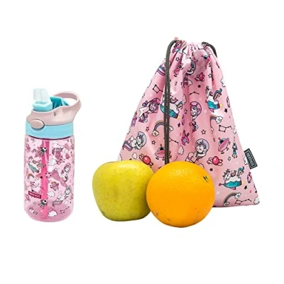 Imagen de NERTHUS FIH 990 SET Botella Tritan + Mochila Unicornios