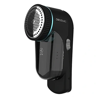 Imagen de Quitapelusas Cecotec Cut X 4500 Garment, 45 min, 8800 rpm, Gran superficie 50 mm, Depósito de hilos, Carga USB, Black