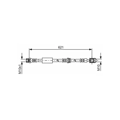 Imagen de BOSCH 1 987 481 592 Latiguillos de Freno 621 M10x1