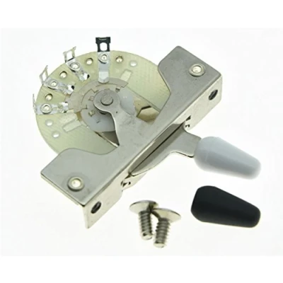 Imagen de KAISH Interruptor selector de guitarra 5 vías CRL estilo interruptores para ST Strat Tele con 2 puntas