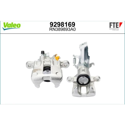 Imagen de FTE 9298169 Pinza de freno gris Hierro fundido Eje trasero izquierda sin soporte NISSAN: Almera II Hatchback, 2 Limousine, Tino