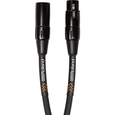 Imagen de Cable de micrófono balanceado la serie Black Roland 3 m longitud RMC B10