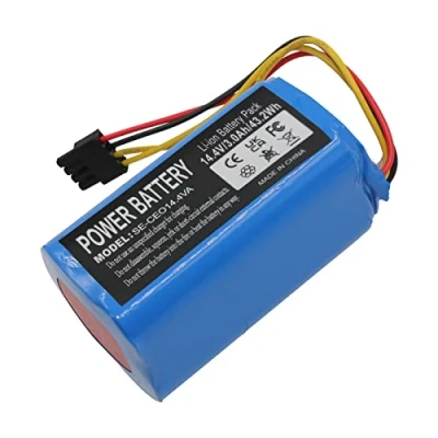 Imagen de Batería de aspiradora 3000mAh 14,4V Li Ion para CECOTEC Conga 1290, 1390 1490 1590 for Proscenic P1 KA760 780T