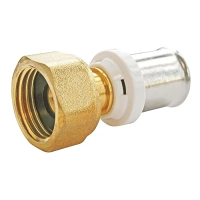 Imagen de SOMATHERM FOR YOU / 5703 26 20 acoplamiento recta tubo de sujeción múltiples capas Ø26 tuerca rotativa Mujer 20/27 (3/4 &#039;&#039;) Para conectar un Ø16 diámetro del multicapa