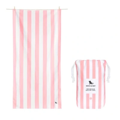 Imagen de Toalla Playa Extra Large Microfibra Cabana Rosa Pastel Personalizado