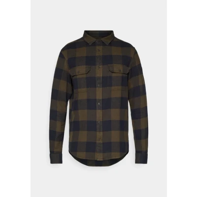 Imagen de Fjällräven ÖVIK Heavy Shirt Camisa, Hombre, Talla: Large, Deep forest/dark navy