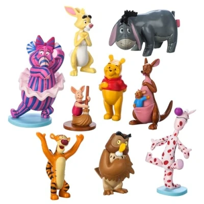Imagen de Disney Store Official Winnie The Pooh Set de Juego Figuras Exclusivo, 9 u., Infantil con Pooh, Tigger, Piglet, Igor y más, Apto a Partir 3 años Edad