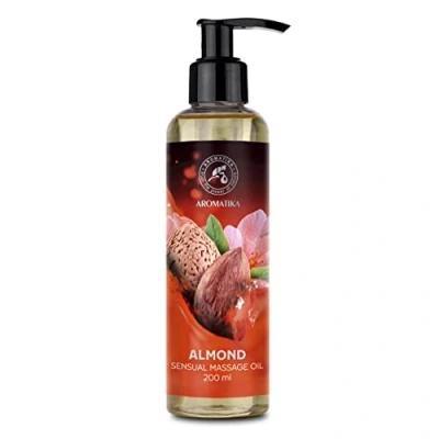 Imagen de Aceite de Masaje con Aroma Almendra 200ml Aceites Naturales Almendras y Semilla Uva Corporal Relajación
