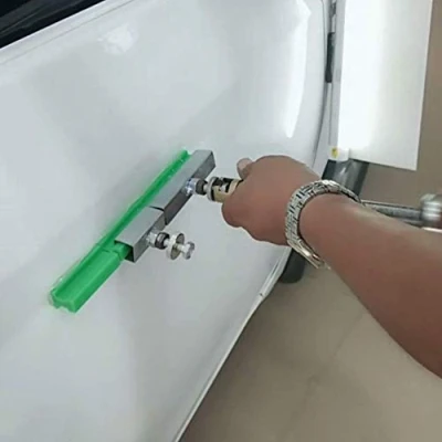 Imagen de Herramienta de reparación abolladuras sin Pintura carrocería automática, Martillo Deslizante 6 Piezas eliminación Elevador Granizo