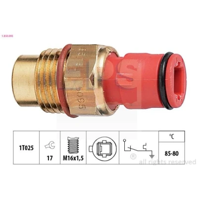 Imagen de EPS 1.850.095 Interruptor de temperatura, ventilador del radiador M16x1,5 Made in Italy OE Equivalent