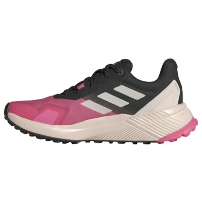 Imagen de adidas Terrex Soulstride R.Rdy W Trail Running Shoes, Zapatos Bajos Que no Son de fútbol Mujer, Pink Fusion/Putty Mauve/Core Black, 38 EU