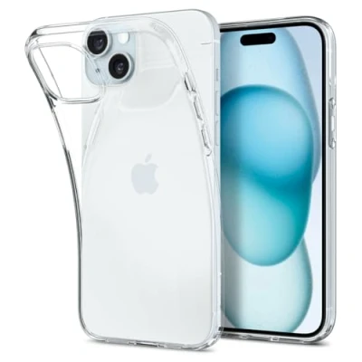 Imagen de Spigen Liquid Crystal TPU Back Cover Transparente Apple iPhone 15