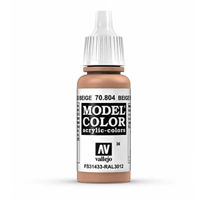 Imagen de Vallejo Model Color Pintura Acrílica, Rojo (Beige Red), 17 ml