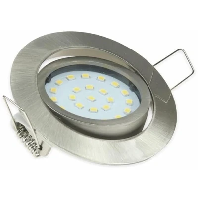 Imagen de LED nexium &quot; flat 26 pulgada de cálida luz blanca, 80 x mm, 4 vatios, 330 lm, acero inoxidable cepillado
