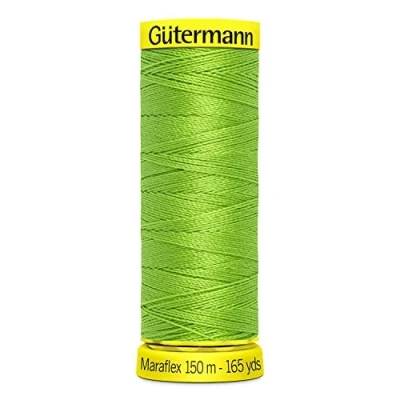 Imagen de Gütermann Hilo Maraflex 150 m, color verde lima, lime green, Talla única