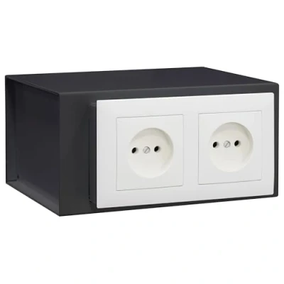 Imagen de ARREGUI Socket 23000W S0 Caja fuerte camuflada tras placa de enchufes empotrable en pared seguridad invisible 10x20x15 cm 2,5 L