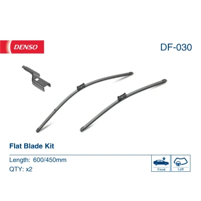 Imagen de Limpiaparabrisas Denso Flat DF 030 Sin marco VOLKSWAGEN: CADDY 3, Touran I, 4 Kombi, PEUGEOT: 308 II Hatchback, SW 2