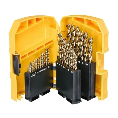 Imagen de DEWALT DT7926 XJ Kit de 29 Brocas para Metal Extreme 2, en Estuche Resistente, Incluye 1 a 13 mm, Compatible con taladros y sin cable