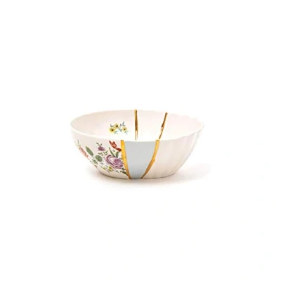 Imagen de Seletti Kintsugi Salad Bowl Tazón de Porcelana/Oro Mod. 2