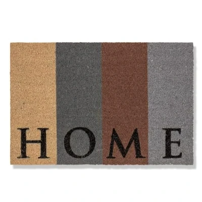 Imagen de ASTRA Felpudo Interior Welcome atrapa Suciedad Antideslizante de Coco Antibacteriano Resistente Puerta 40x60 cm 100%