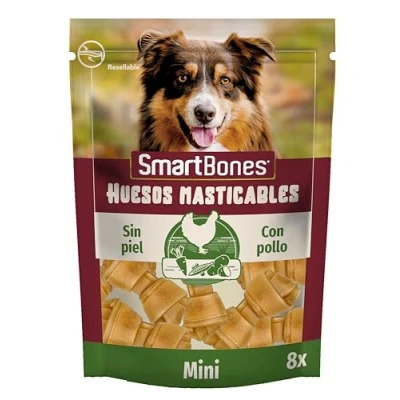 Imagen de SmartBones Pollo Huesos masticables Mini para perros, 8 piezas