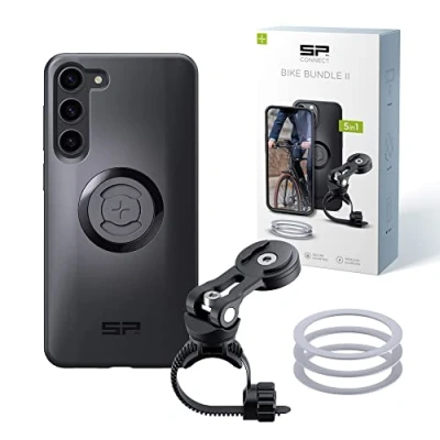 Imagen de SP CONNECT Soporte de teléfono móvil para Bicicleta SPC+ iPhone 14/13 Manillar Bicicleta, Todos los teléfonos Inteligentes como Samsung