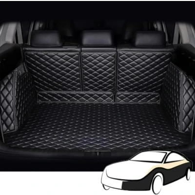 Imagen de Cobertura Completa Funda De Maletero Coche para Toyota CHR 2018 2022 2023 2024, Cuero Antislip Alfombrillas Proteccion,All Black