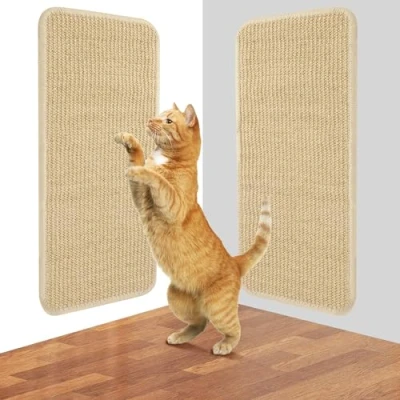 Imagen de Rascador para Gatos, 2 Gatos Sofa de 50x25CM. Alfombra sisal, Resistente al Desgaste. Proteger sofás, Puertas