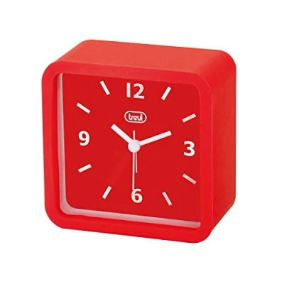 Imagen de Trevi SLD SL 3820 BLU Reloj DE Cuarzo con Alarma, Color Rojo, Red, 10.3x10.3x5 cm