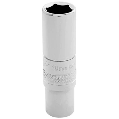 Imagen de Draper 32761 1/4 pulgada de la unidad cuadrada Hi Torq 6 puntos toma corriente métrica, 10m m