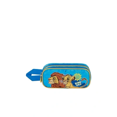 Imagen de Disney El Rey León Wild Estuche Portatodo 3D Doble, Azul, 22 x 10 cm