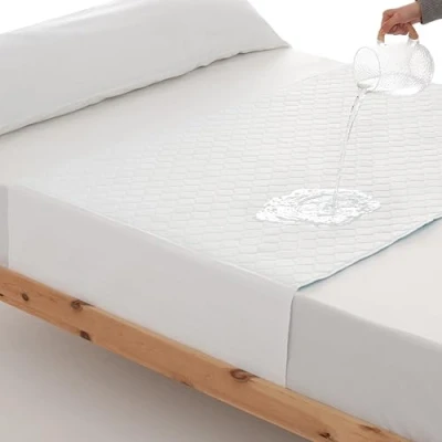 Imagen de Empapadores Cama Adultos Lavable y Ajustable, Protector Colchón, Impermeable, Reutilizable, 4 Capas, más de 200 Lavados. Absorbente 4,5 litros. Fabricado en España.