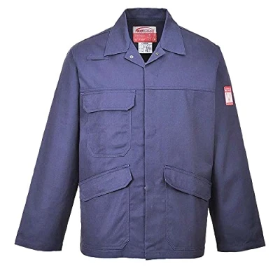 Imagen de Portwest Chaqueta Bizflame Pro, Tamaño: L, Color: Marino, FR35NARL