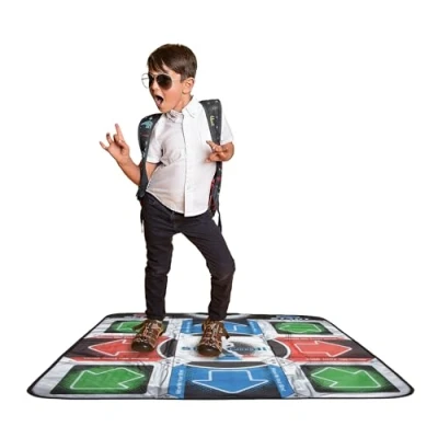 Imagen de Tapete de baile para TV, Plug and Play, 9 juegos retro, 110 canciones, 3 niveles dificultad, diversión niños y adultos, niñas, adultos ¡ThumbsUp!
