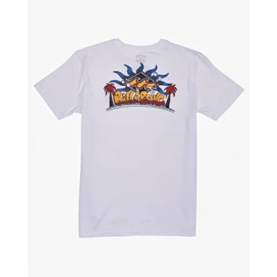 Imagen de Billabong Lounge Camiseta estampada para niños, Talla: 128, Wht