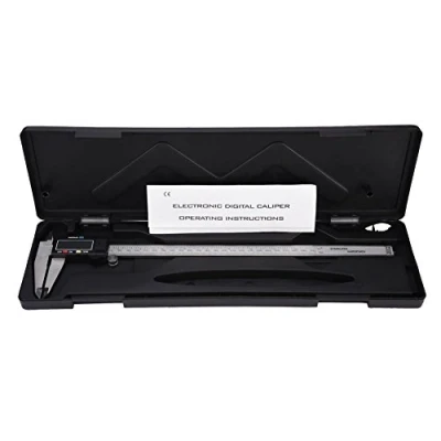 Imagen de digital Micrometers Calibre Vernier (rango 300 mm, acero inoxidable, pantalla LCD grande)