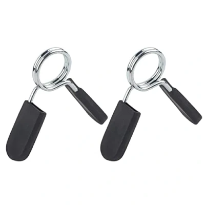 Imagen de 2 Piezas/1 Par de Sujetadores para Mancuernas, Cierres Resorte, 25 Mm Diámetro, Clips Barras con Pesas, Abrazaderas, Cuello Accesorio