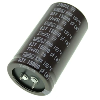 Imagen de Condensador Elko radial 15000µF 63V Snap In electrolítico hasta 105C 15000uF de United Chemi Con