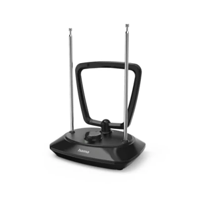 Imagen de Antena TV Interior Hama 221082, DVB T/DVB T2, Negro
