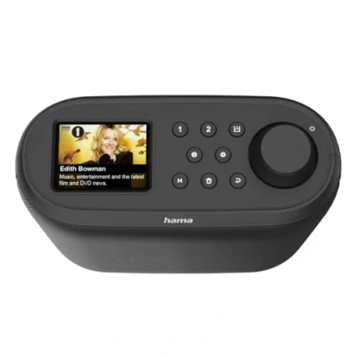 Imagen de Radio portátil Hama DIR400, Altavoz 5 W, Pantalla de 2,4&quot;, DAB, DAB+, FM, Negro