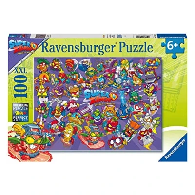 Imagen de Ravensburger Puzzle Super Zings, 100 piezas XXL, Edad Recomendada 6+ años Dimensiones 49x36 cm