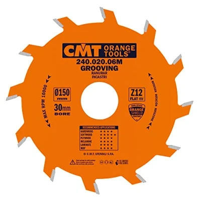 Imagen de CMT Orange Tools 240.020.06M Sierra circular para ranurar 150x2x30 z 12 recto