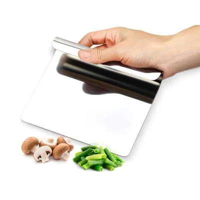 Imagen de Hausfelder AYUDA DE cocina MULTIUSO fabricado en acero inoxidable 18/10 espatula inoxidable, pala cocina, recoger