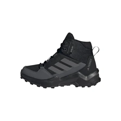 Imagen de Adidas Terrex AX4R MID RAIN.RDY Unisex Zapatillas de senderismo para niños, Talla: 29, Core black/grey four/grey six Tela/tejido sintético