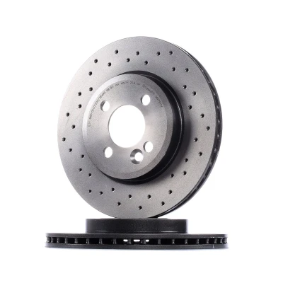Imagen de BREMBO XTRA LINE 09.A761.1X Disco de freno 280 22 4 perforado/ventil. int. revestido altamente carbonizado MINI: Hatchback, Clubman, Cabrio